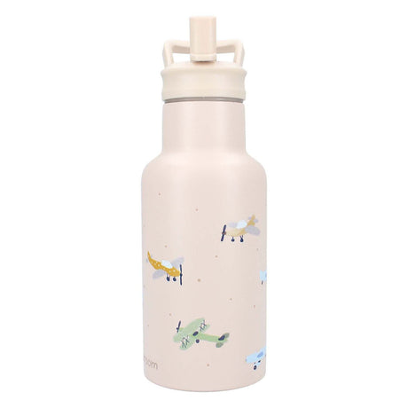 Kidzroom Trinkflasche Sweet Sips Flugzeuge, 350ml