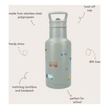 Kidzroom Trinkflasche Sweet Sips Vehicles, 350ml