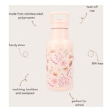 Kidzroom Trinkflasche Sweet Sips Flowers, 350ml