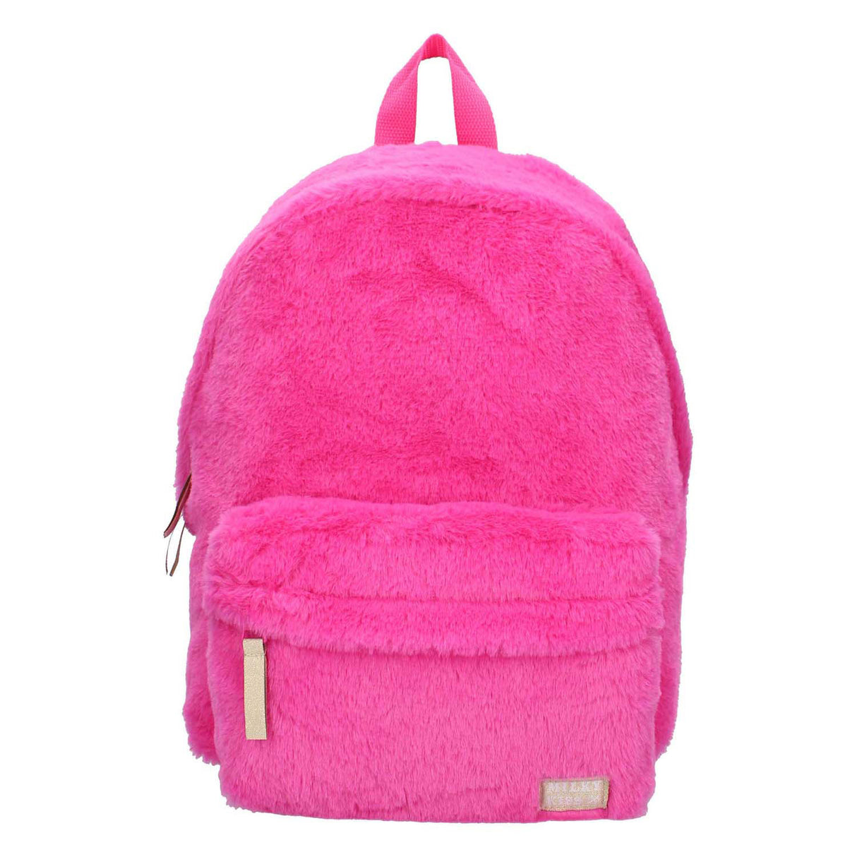 Milky Kiss Rucksack mit Wow-Faktor, flauschiges Rosa
