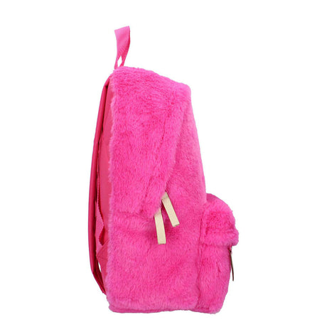 Milky Kiss Rucksack mit Wow-Faktor, flauschiges Rosa