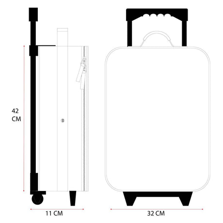 Vadobag Woezel Pip Trolley-Koffer zum Rollen