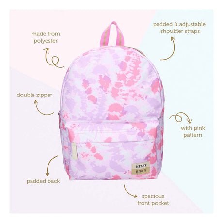 Milky Kiss Rucksack Liebe und Lachen – Lila