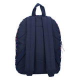 Rucksack Milky Kiss Prestige dunkelblaue Blumen