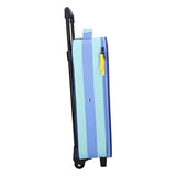 Vadobag Trolley-Koffer blau zum Rollen gemacht