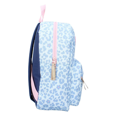 Rucksackstich-Leopard und Lachen