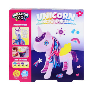 Erstaunlicher cooler Einhorn-Regenbogen-Friseursalon | 2 Stk