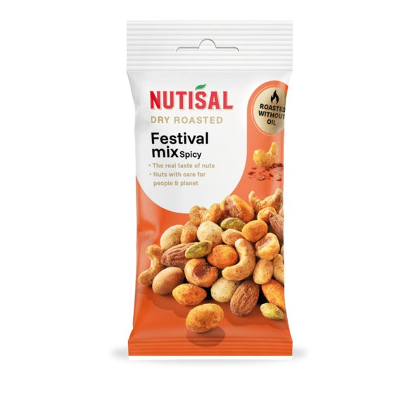 Nutisal trocken gerösteter Festival-Mix-Beutel (14x 60 gr)