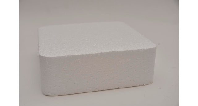 Styropor dummy vierkant afgerond 20x20x7