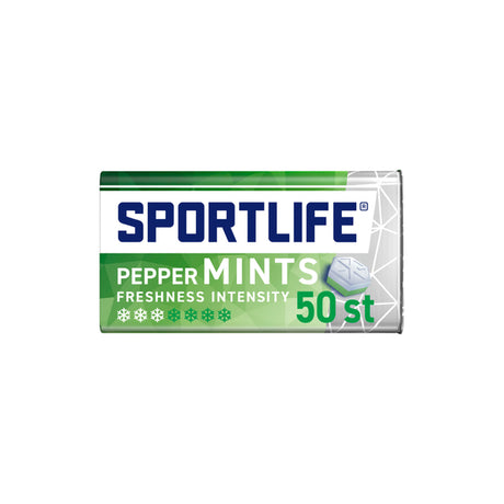 Sportlife Mints Pfefferminzbonbons – frische zuckerfreie Minzbonbons – 12x35g