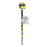 Undercover-Bleistift-Smiley mit Radiergummi-Aufsatz, pro Stück