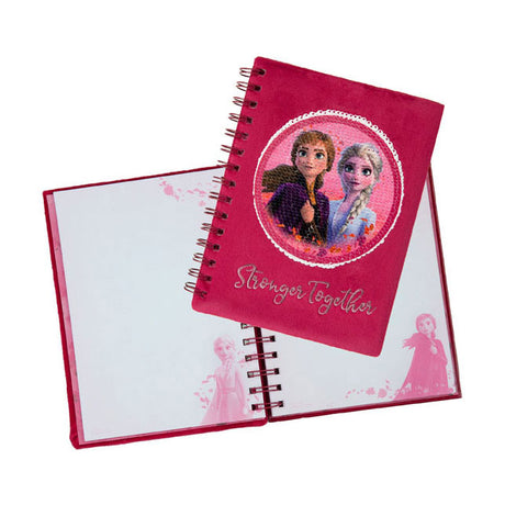 Undercover Notebook A5 Disney mit Pailletten gefroren