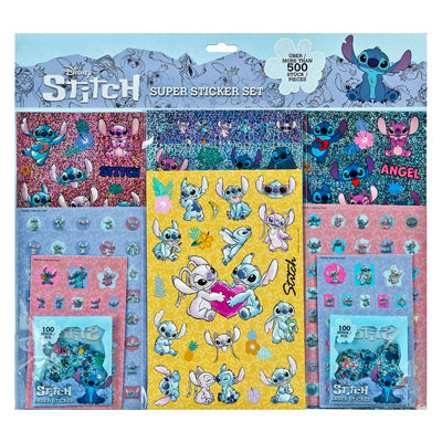 Undercover Super Sticker-Set Stitch, 500 Stk.