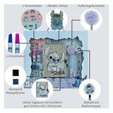 Undercover Stitch-Glitzer-Tagebuch-Set