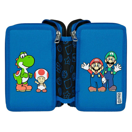 Undercover gefülltes Federmäppchen Super Mario mit 3 Fächern