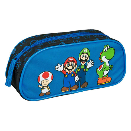 Undercover Federmäppchen Super Mario Blau mit Reißverschluss