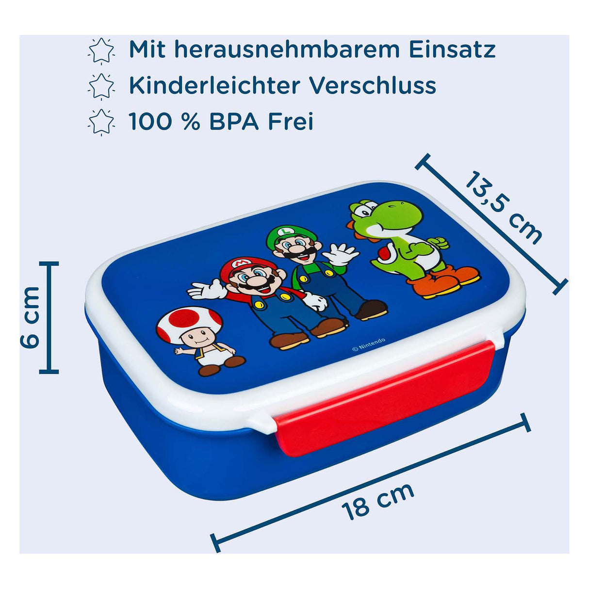 Undercover Lunchbox Super Mario blau