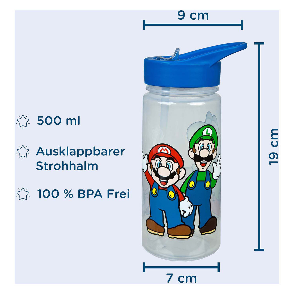 Undercover Aero Trinkflasche Super Mario, 500ml