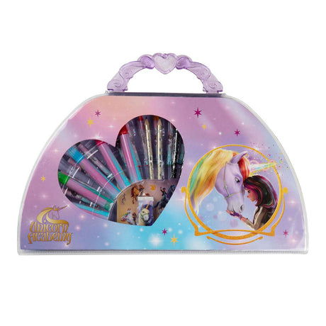 Undercover Unicorn Academy Farbkoffer, 51-tlg