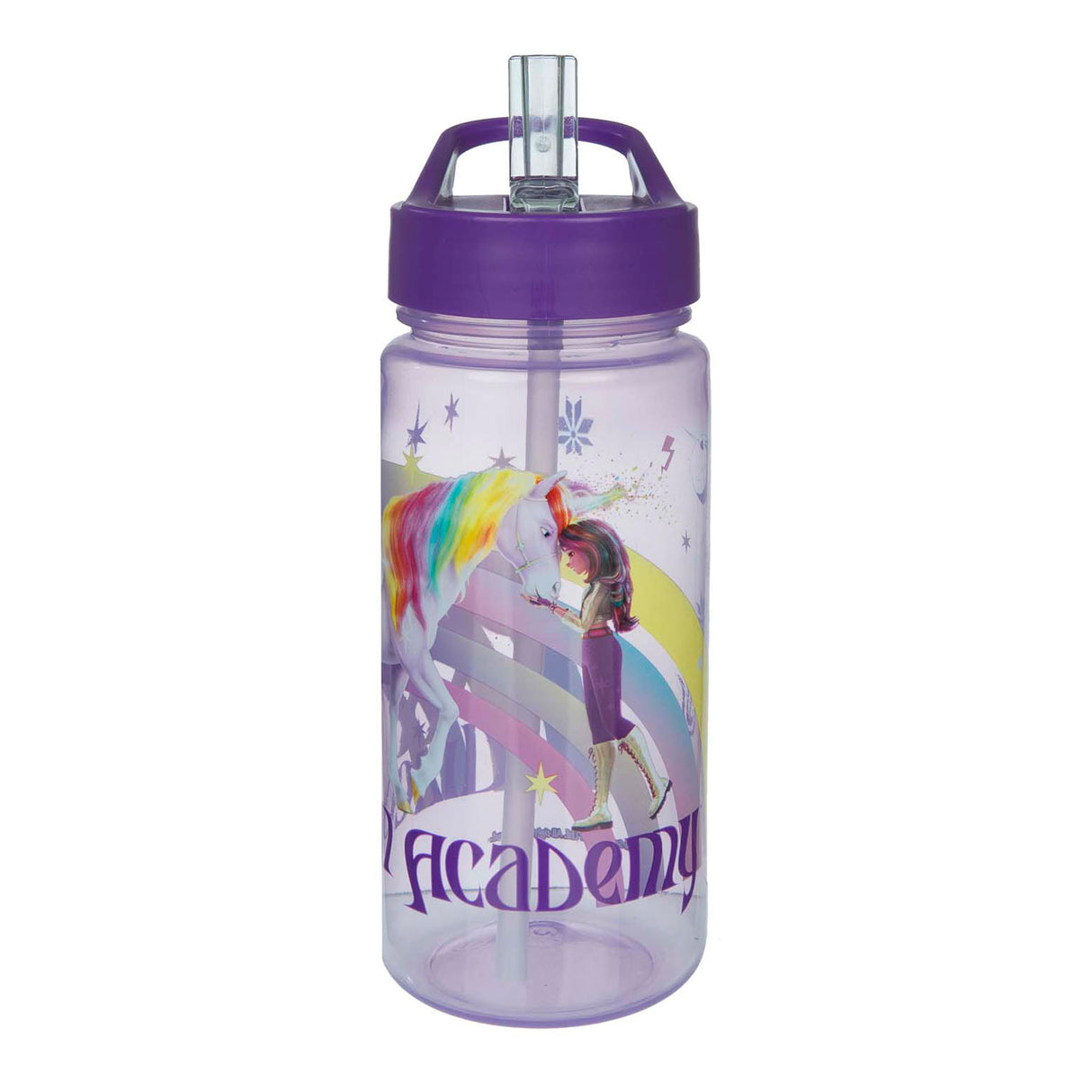 Undercover Unicorn Academy Trinkflasche, 500 ml