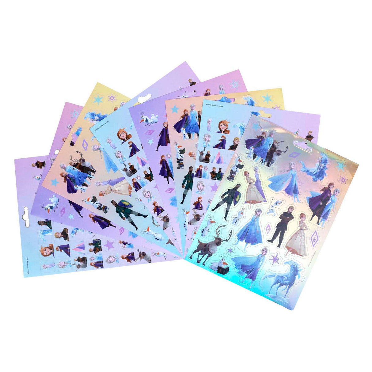 Undercover-Stickerbuch Frozen mit 8 Blatt