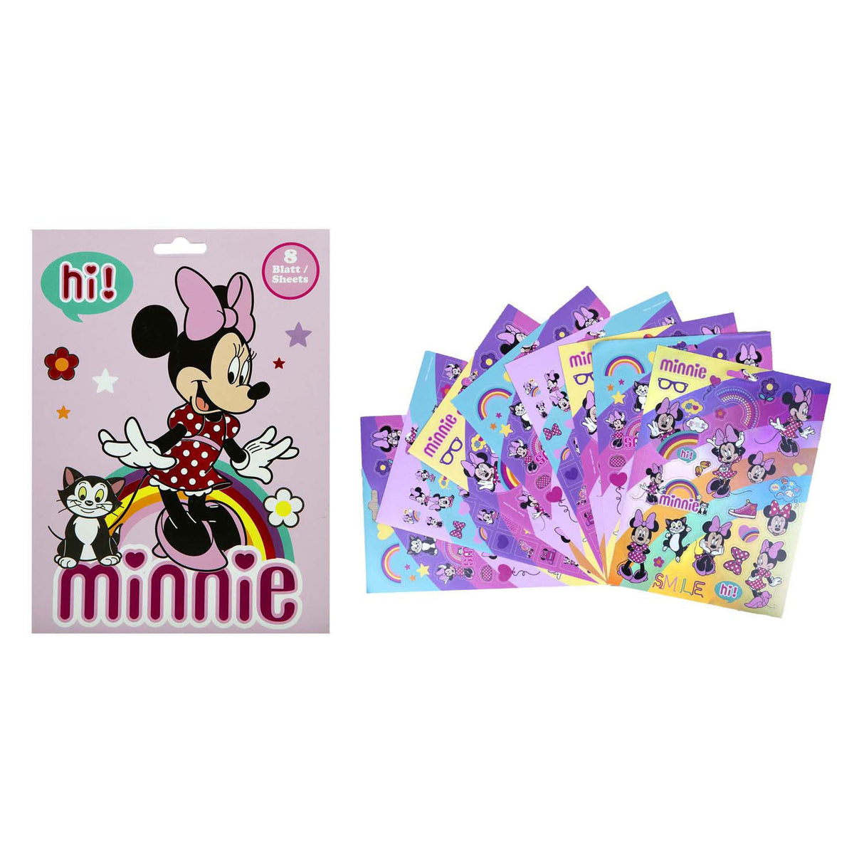 Undercover Stickerbuch Minnie Mouse mit 8 Blatt