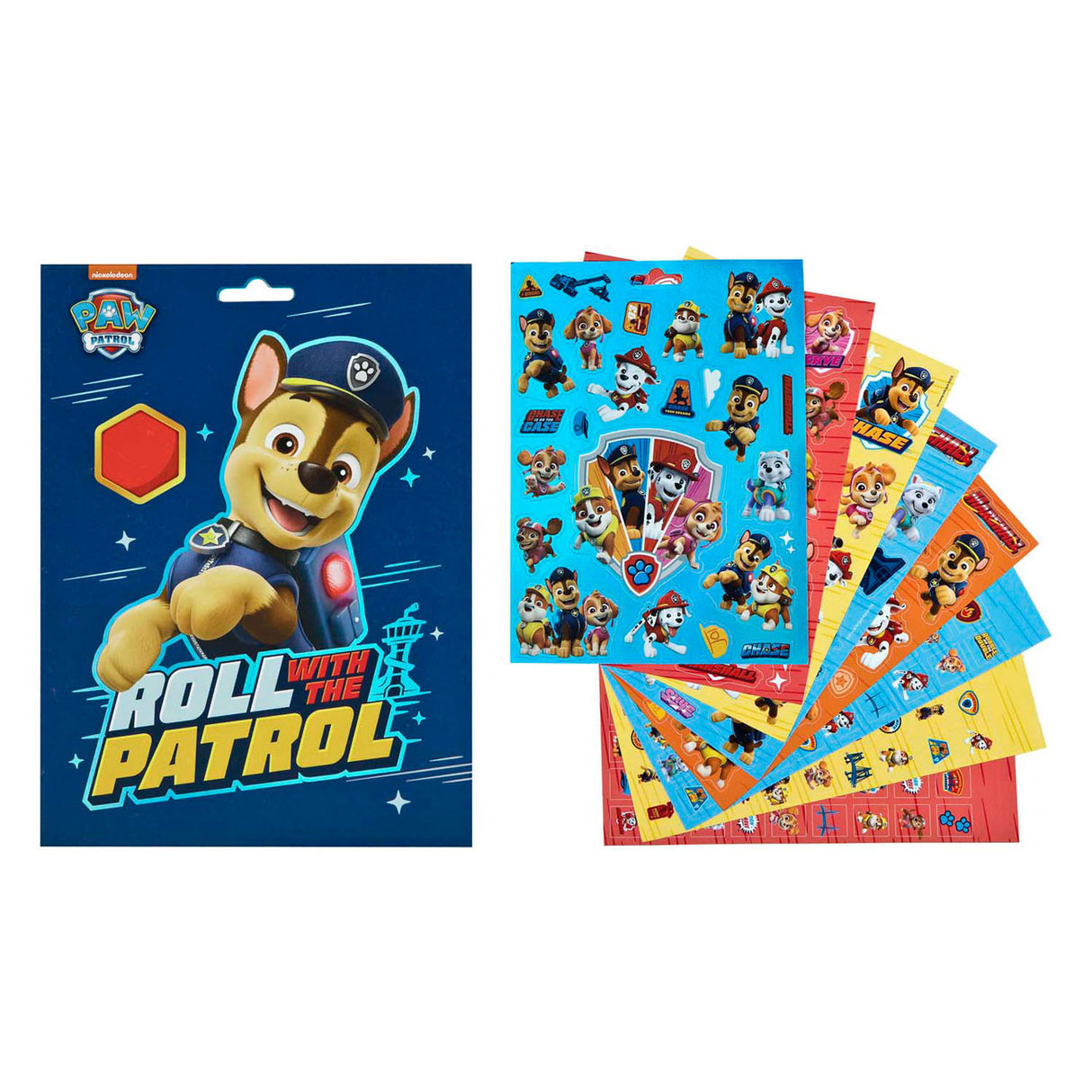 Undercover-Stickerbuch Paw Patrol mit 8 Blatt