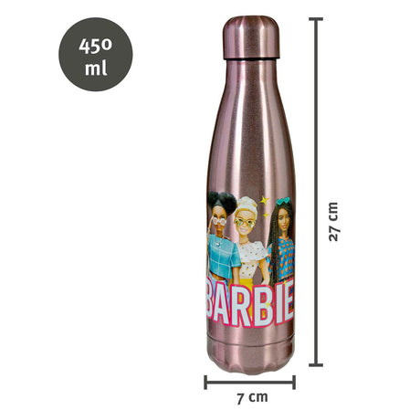 Undercover Barbie Trinkflasche aus Edelstahl, 450 ml