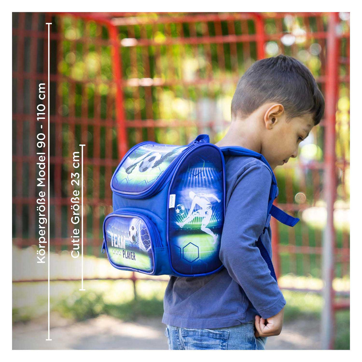 Undercover Rucksack blau – Fußball