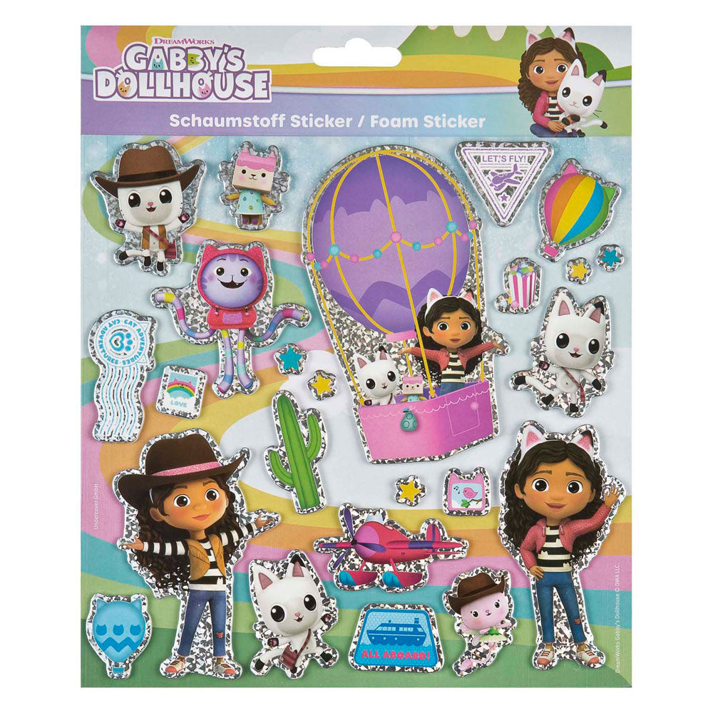 Undercover-Schaumaufkleber für Gabbys Puppenhaus