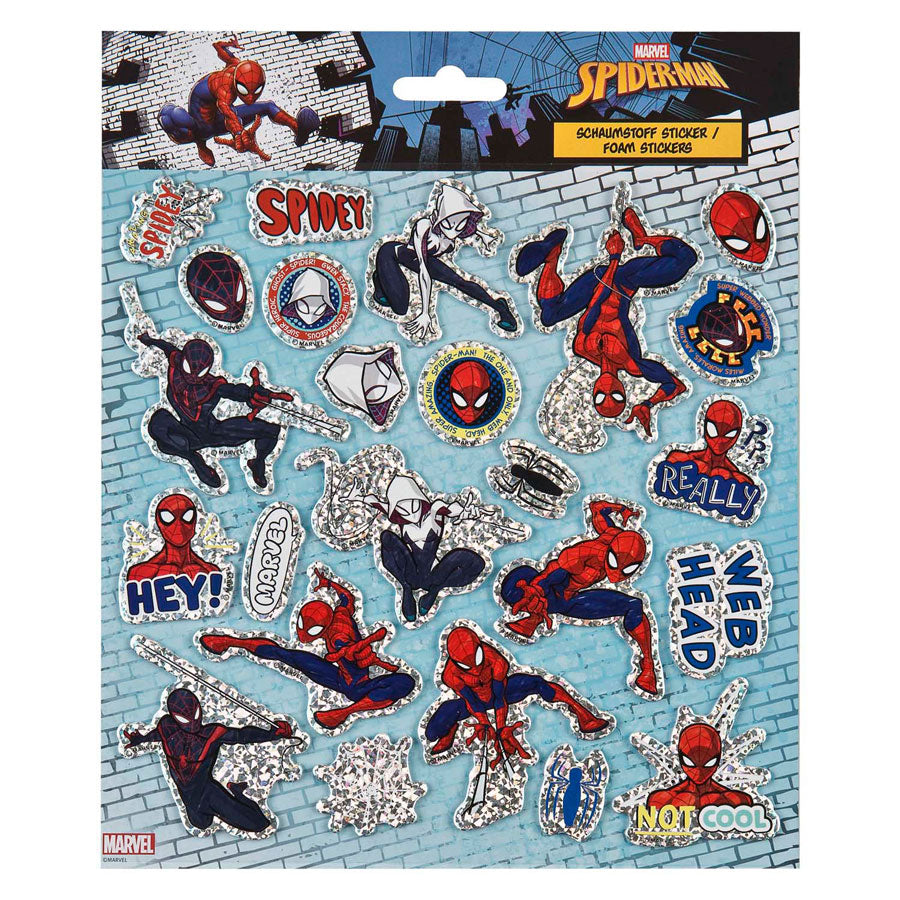 Undercover-Schaumstoffaufkleber Spiderman