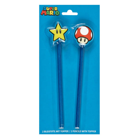 Super Mario Bleistiftset - 2-tlg.