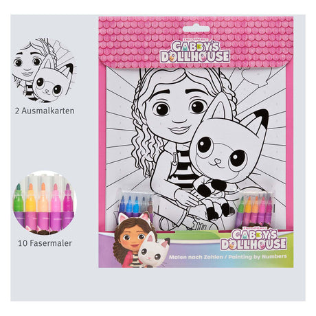 Undercover-Malen-nach-Zahlen-Set Gabbys Puppenhaus