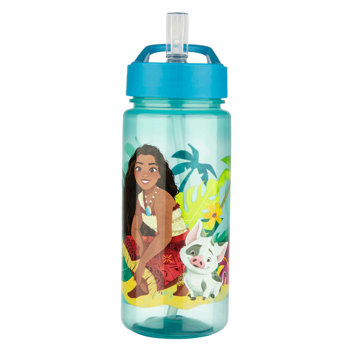 Disney Vaiana-Serie – Wasserflasche – 500 ml – sicheres Material – Schwerpunkt auf Hauptzahlen