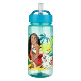 Disney Vaiana-Serie – Wasserflasche – 500 ml – sicheres Material – Schwerpunkt auf Hauptzahlen