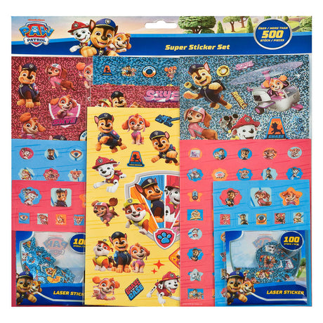 Undercover Super Aufkleberset Paw Patrol - 500 Stk.