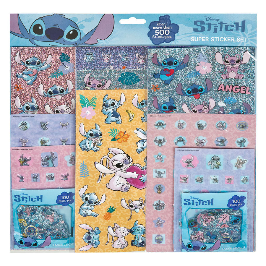 Undercover super sticker set stitch