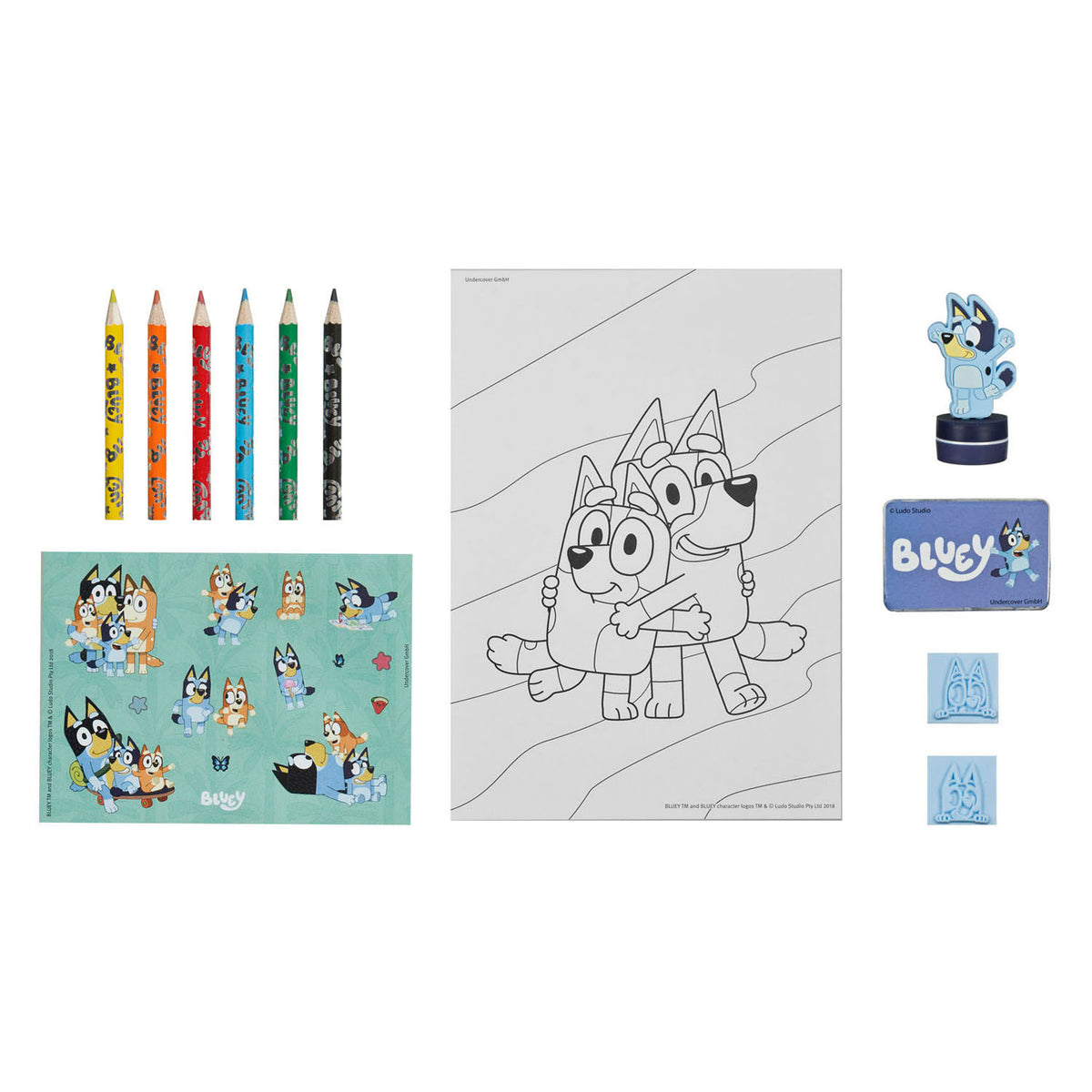 Undercover bluey creatieve knutselset