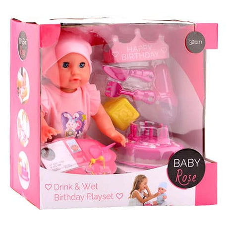 Cilgro Baby Rose Drink Wet Geburtstagsspielset