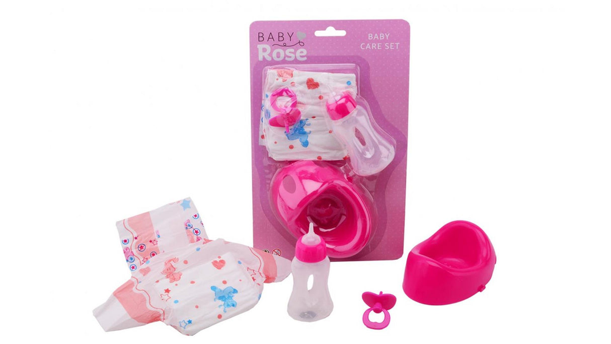 Johntoy John Toy Baby Rose 4-teiliges Pflegeset