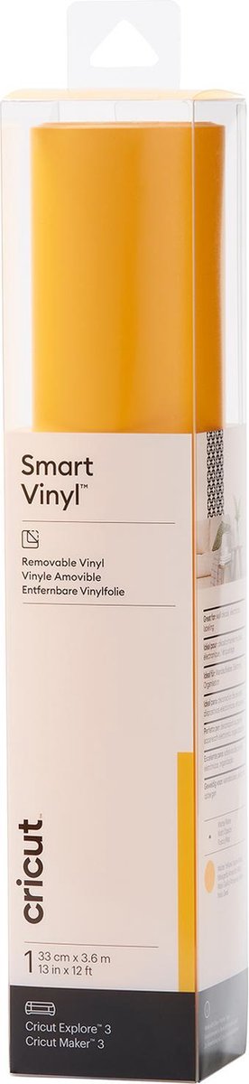 Cricut Smart Vinyl™ abnehmbare Folie, Mais, gelb