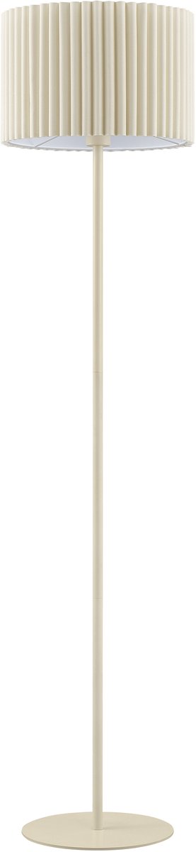 Brilliant velin - vloerlamp - 1-lichts - e27 - beige
