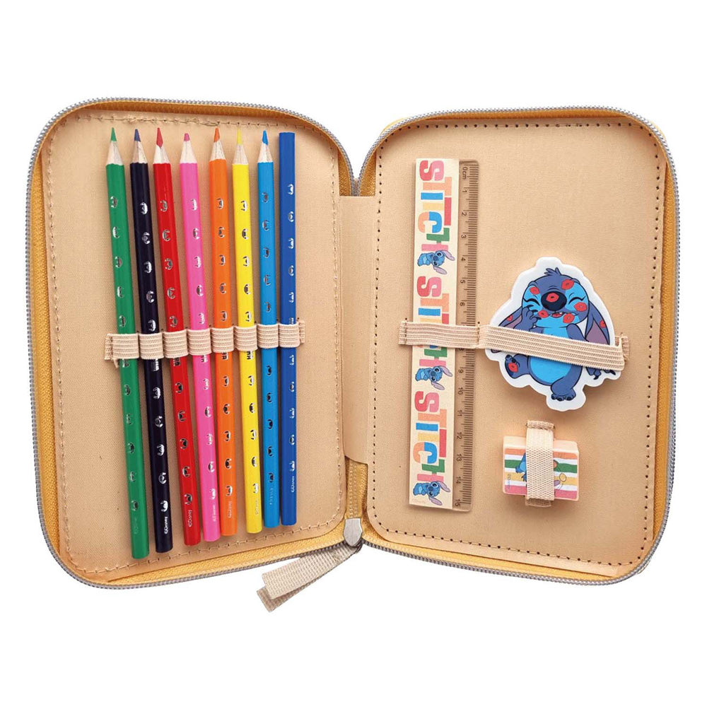 Disney Stitch Federmäppchen mit 2 Fächern
