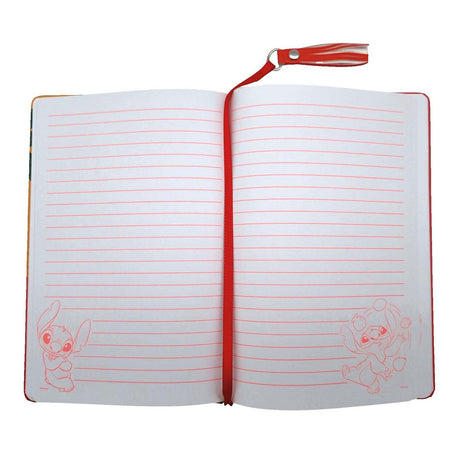 Toyland Stitch-Notizbuch mit glitzernder Wassermelone