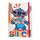 Notizbuch mit Glitzer sticken