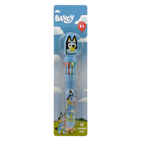 Toyland blauer 10-Farben-Stift mit Topper