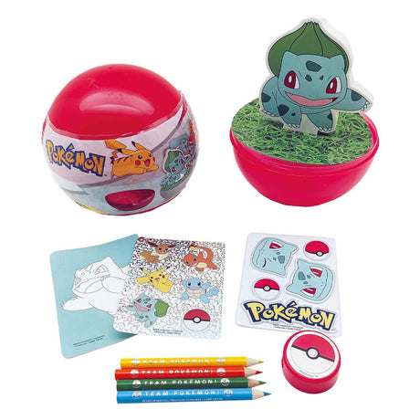 Markenloses Pokemon-Radiergummi-Spaß-Bulasaur-Set ohne Marke.