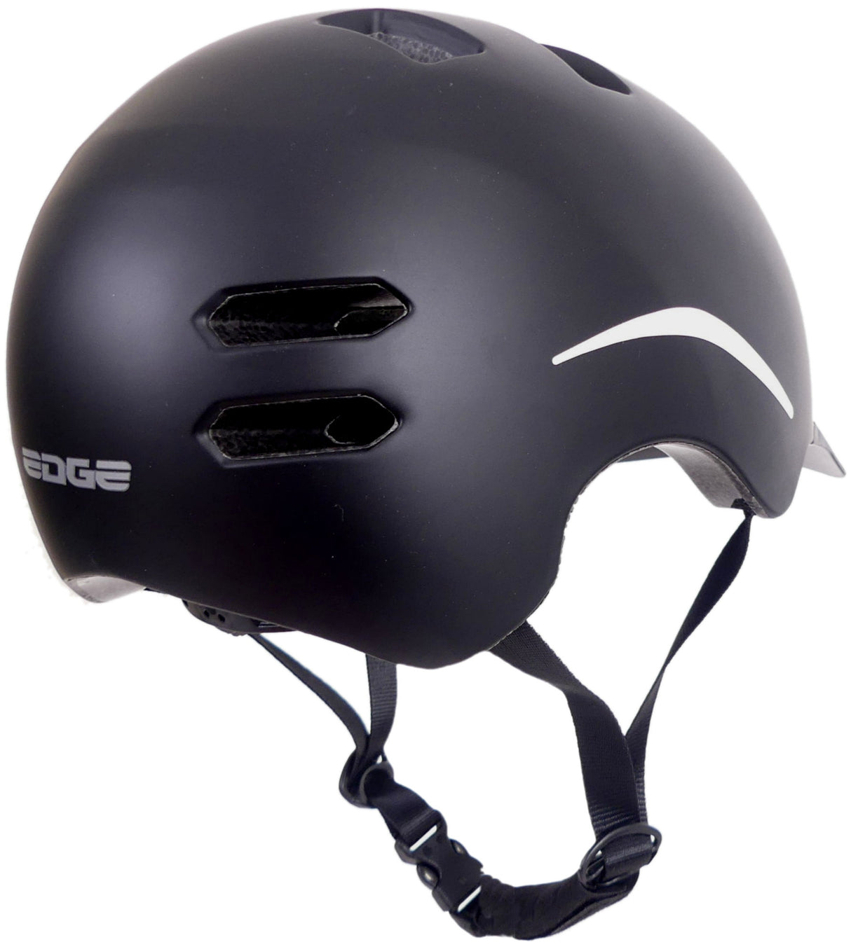 Edge Fahrradhelm Urban E-Bike Pedelec groß (58–62 cm) – Schwarz – NTA 8776 Gütezeichen (Moped Speed Pedelec)