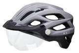 Keed Fahrradhelm Covis Lite L (55-61 cm) Graue schwarze Matte