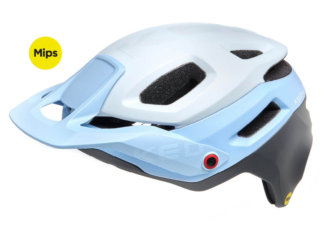 Ked fietshelm pectgoud me-1 m (52-58 cm) verblasste Denim